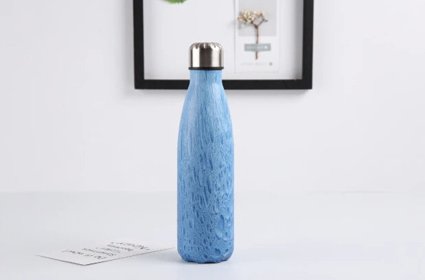 Gourde isotherme marbre