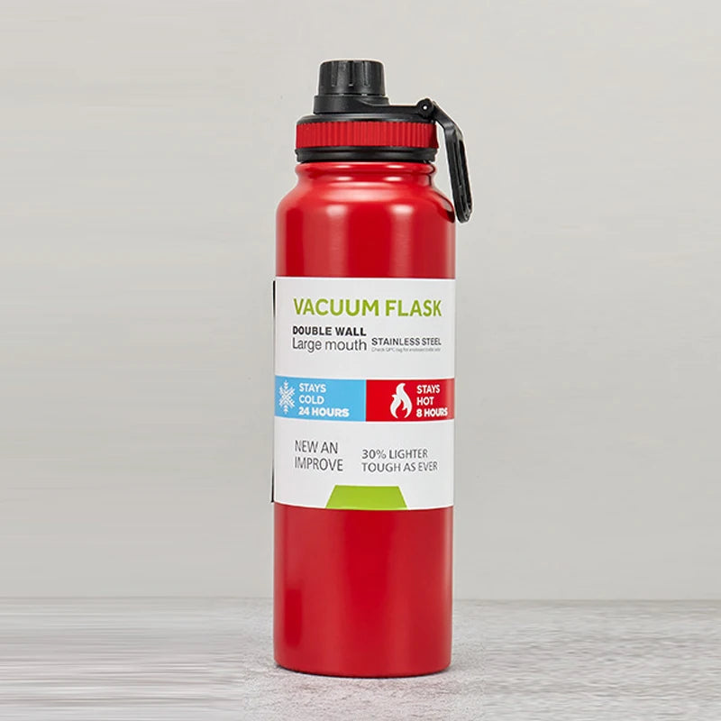Gourde isotherme rouge