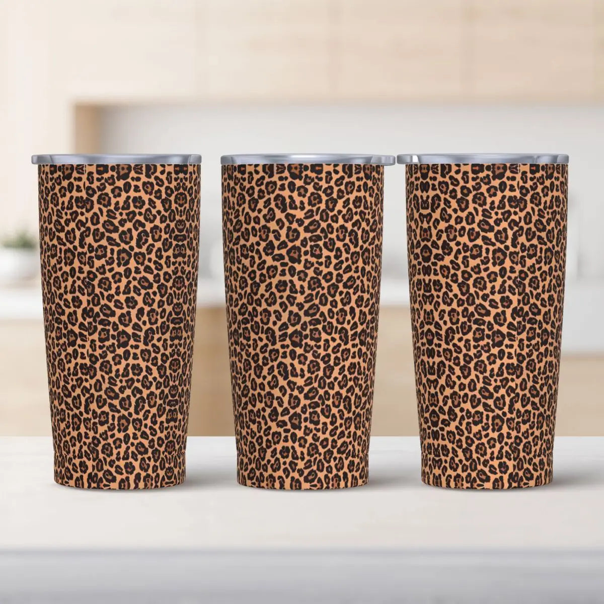 Gourde isotherme leopard