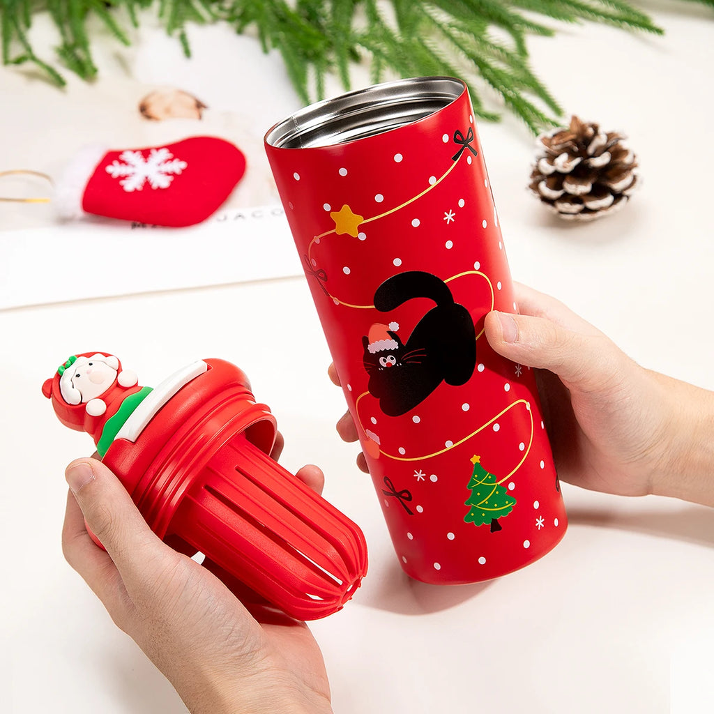 gourde isotherme noel
