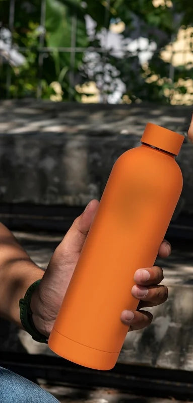 Gourde isotherme orange