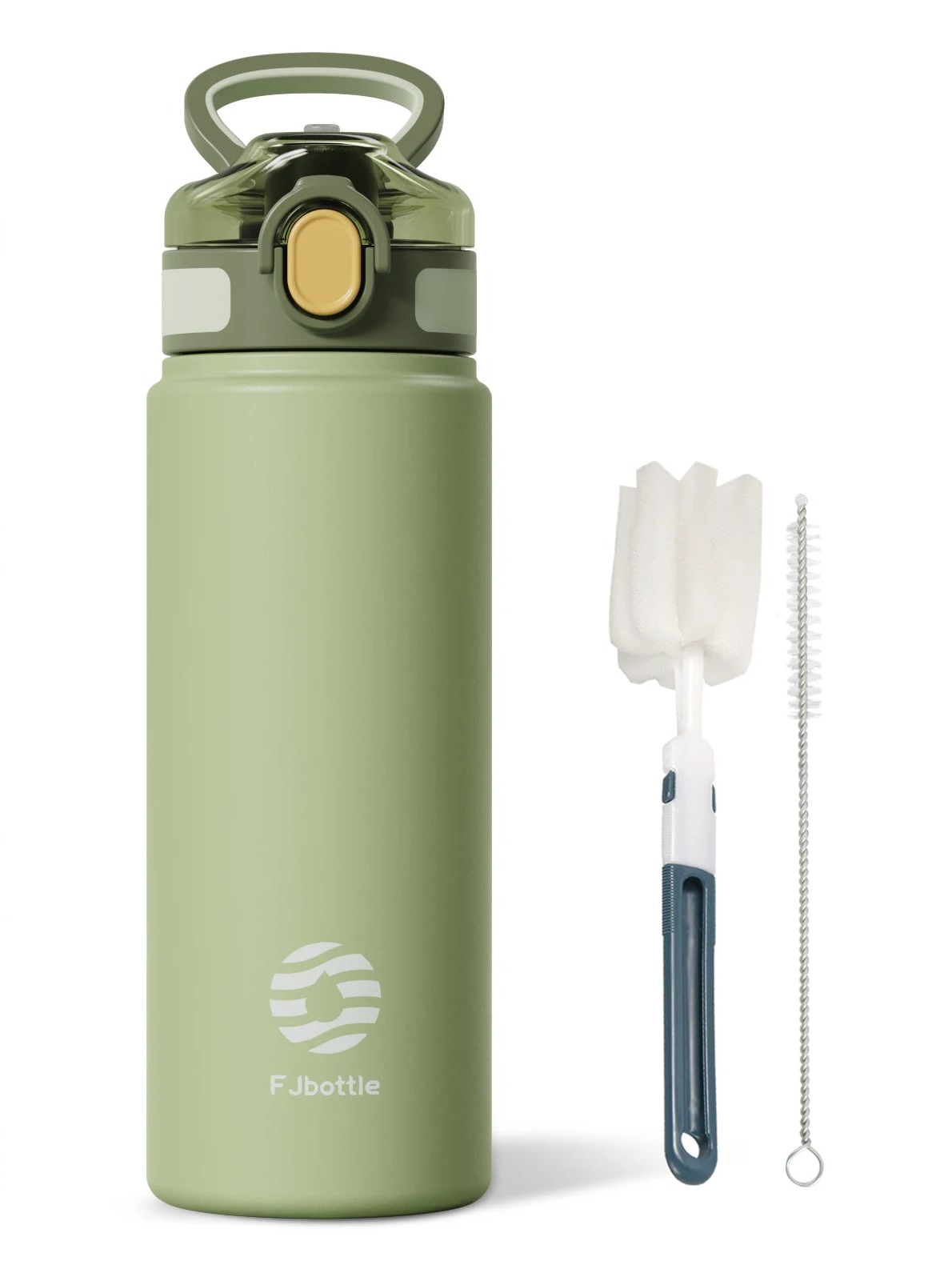 Gourde isotherme verte