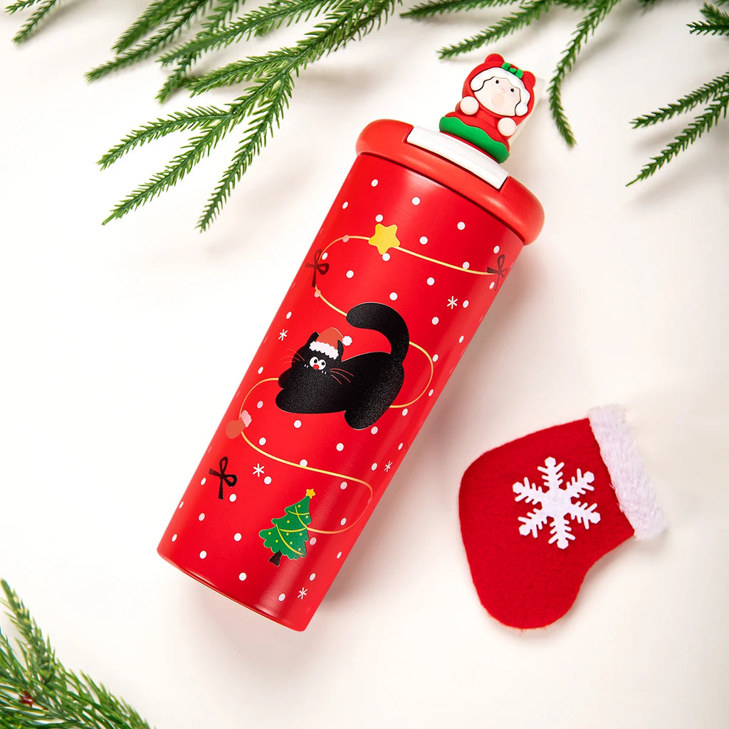 gourde isotherme noel